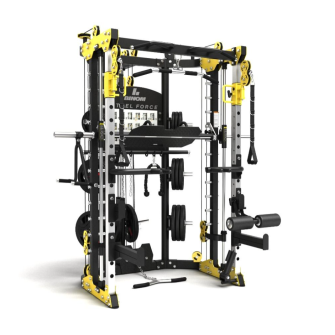 Binom Steel Force B10 NEUES MODELL Multigym, Double Pulley, Power Rack, Multipower, Beinpresse und Zubehör