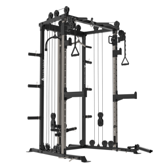 Binom Steel Force B3 Multigym, Doppelseilzug, Funktionstrainer und Zubehör