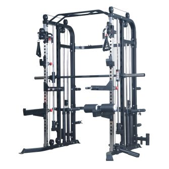 Binom Steel Force B5 Multigym, Double Pulley, Multipower, Power Rack und Zubehör