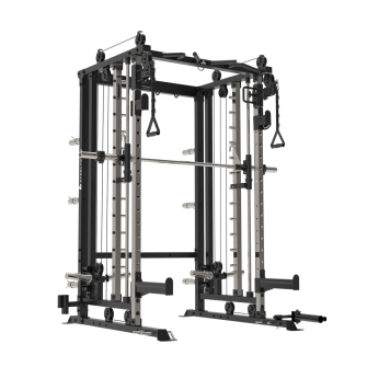 Binom Steel Force B6 Multigym, Multipower, Doppelseilzug und Zubehör